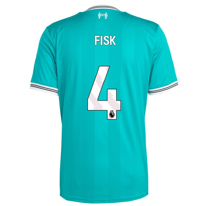 Danxen Men Grace Fisk #4 Green White Third Jersey 2025/26 T-Shirt
