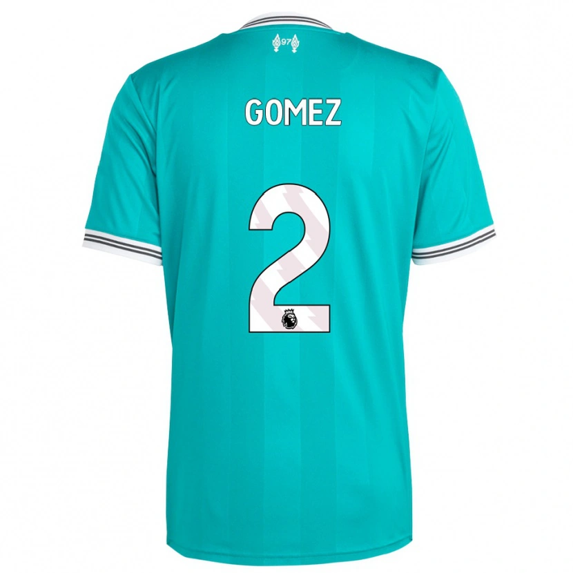 Danxen Men Joe Gomez #2 Green White Third Jersey 2025/26 T-Shirt