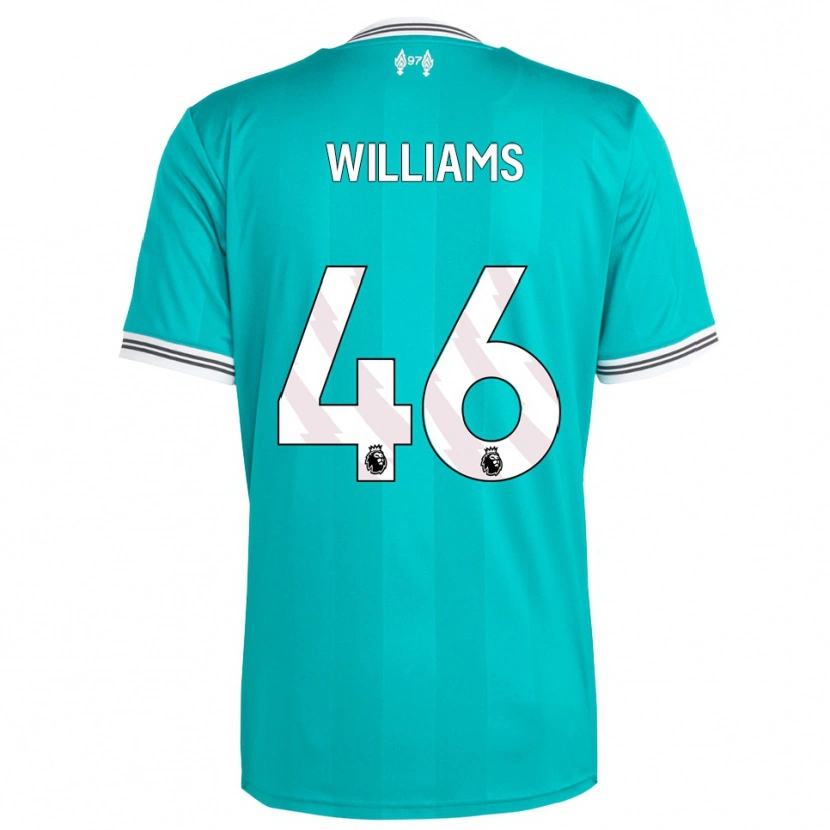 Danxen Men Rhys Williams #46 Green White Third Jersey 2025/26 T-Shirt