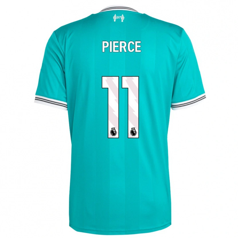 Danxen Men Alfie Pierce #11 Green White Third Jersey 2025/26 T-Shirt