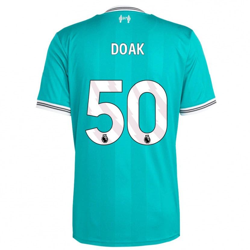 Danxen Men Ben Doak #50 Green White Third Jersey 2025/26 T-Shirt