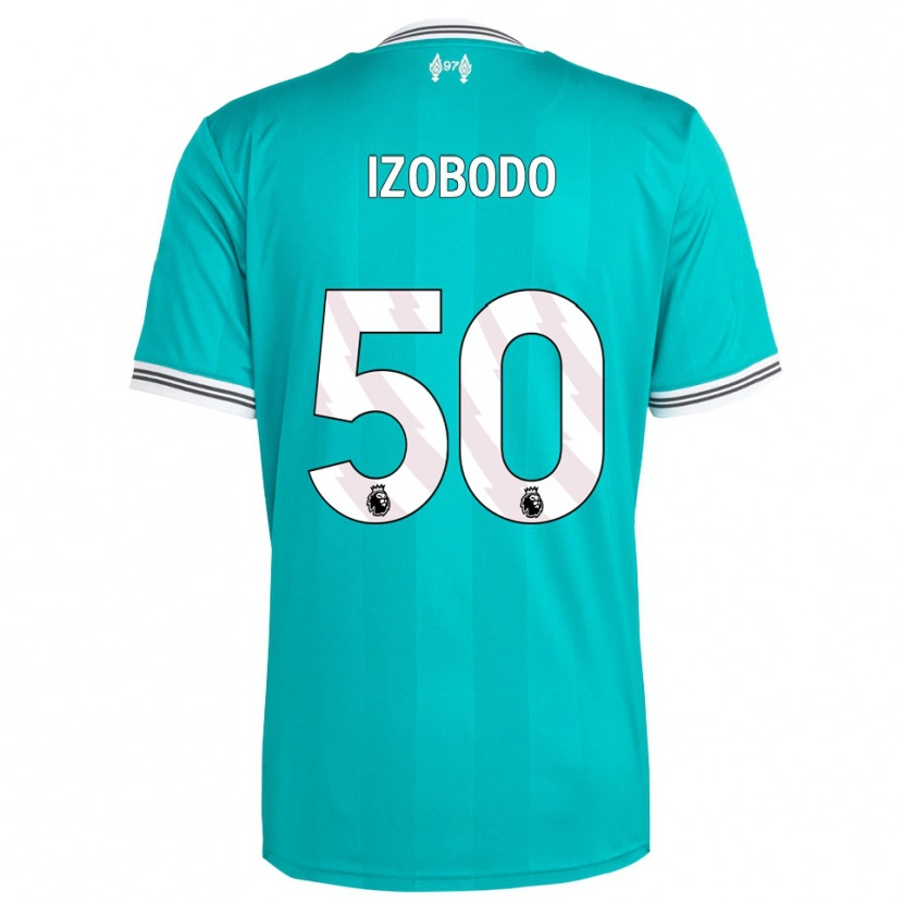 Danxen Men Elijah Izobodo John #50 Green White Third Jersey 2025/26 T-Shirt