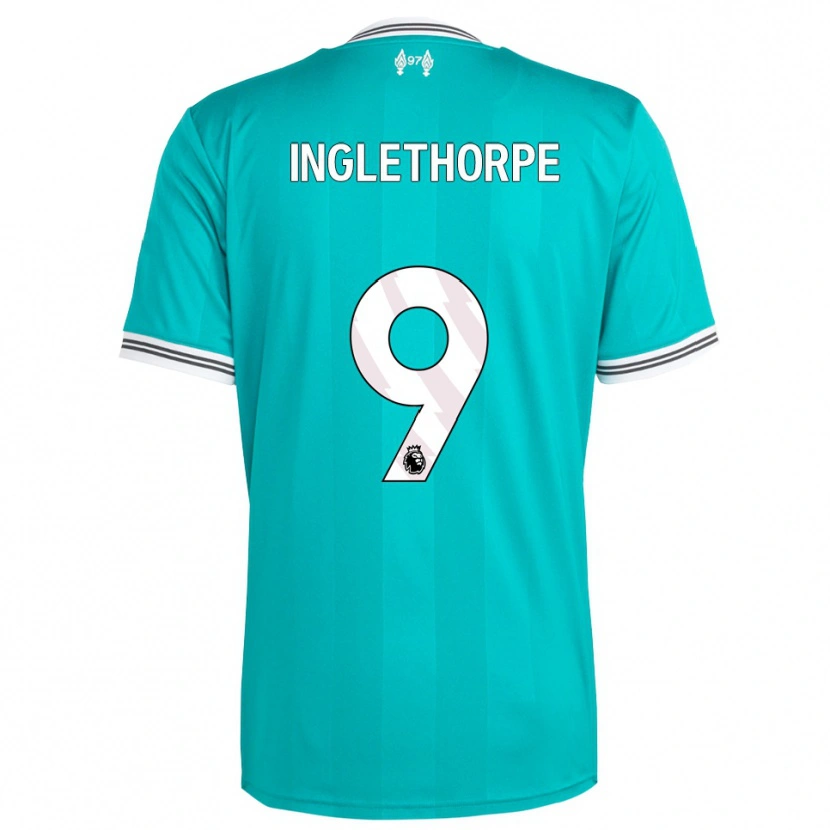 Danxen Men Finn Inglethorpe #9 Green White Third Jersey 2025/26 T-Shirt