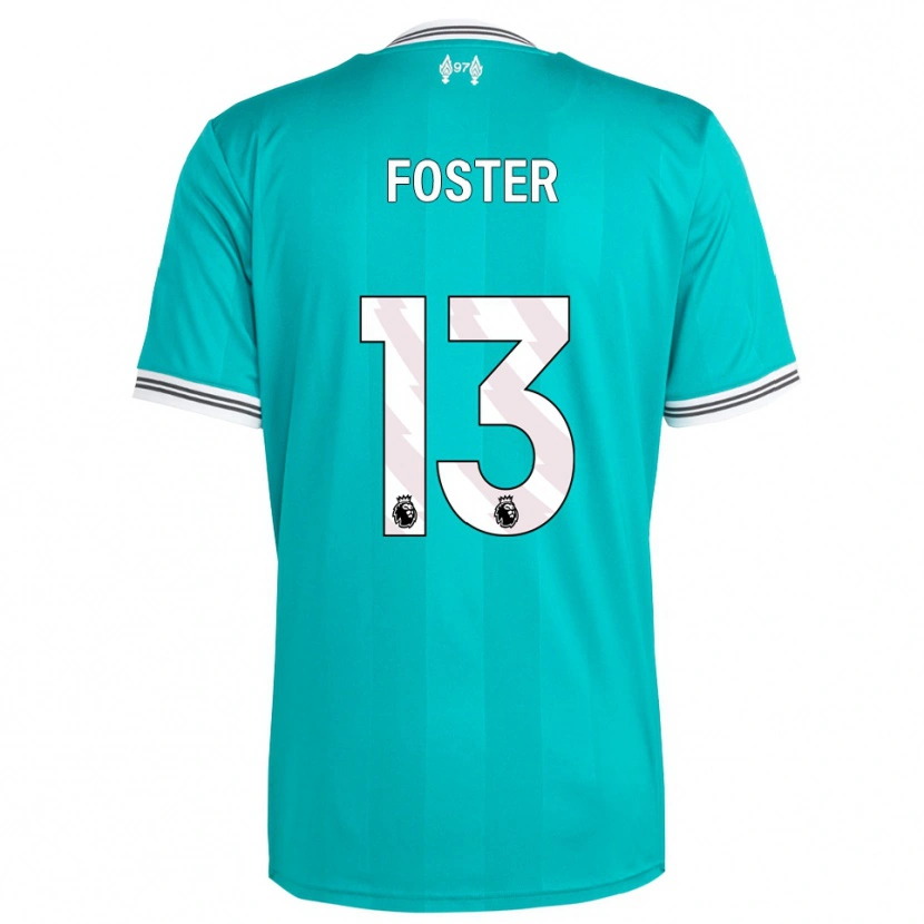 Danxen Men Rylee Foster #13 Green White Third Jersey 2025/26 T-Shirt