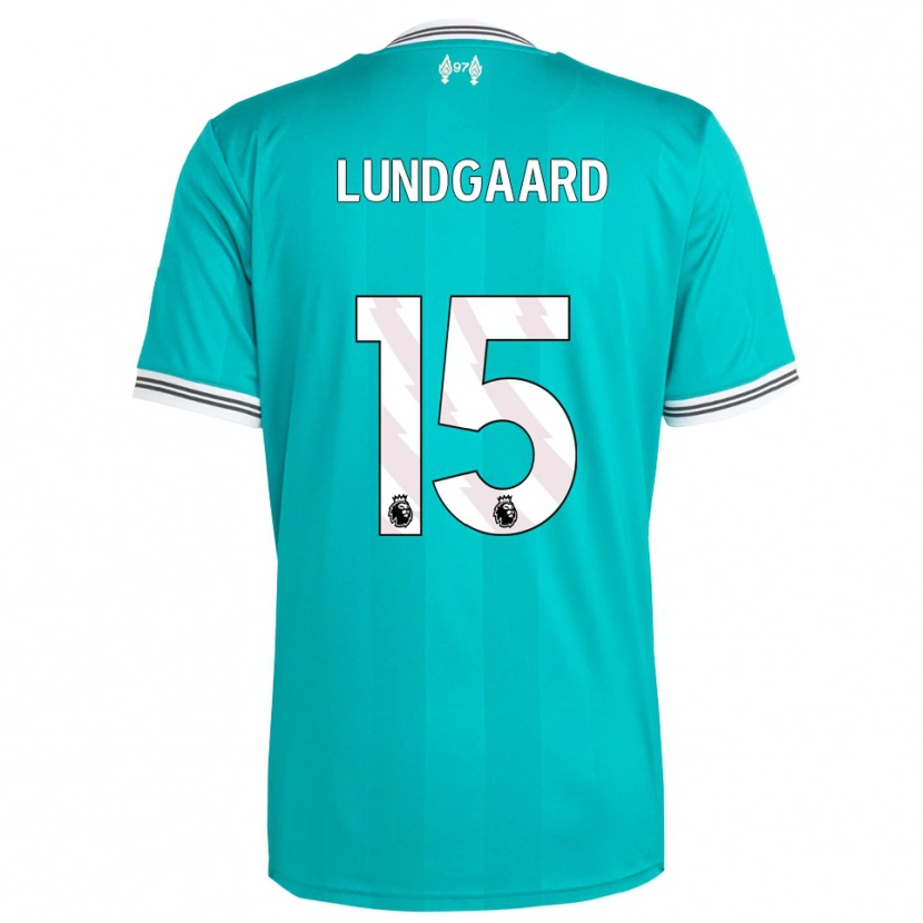 Danxen Men Sofie Lundgaard #15 Green White Third Jersey 2025/26 T-Shirt