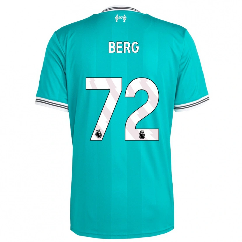 Danxen Men Sepp Van Den Berg #72 Green White Third Jersey 2025/26 T-Shirt