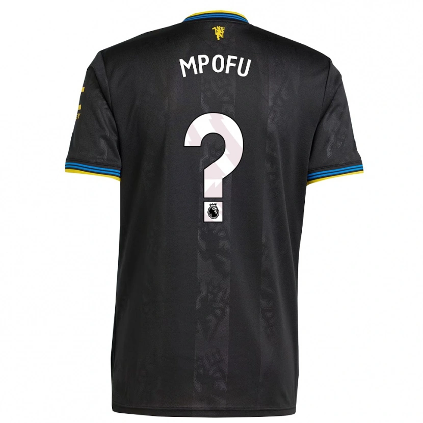 Danxen Men Camron Mpofu #0 Black Yellow Blue Third Jersey 2025/26 T-Shirt