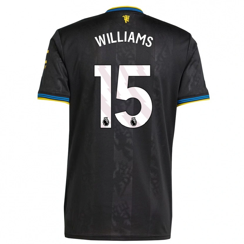 Danxen Men Joe Williams #15 Black Yellow Blue Third Jersey 2025/26 T-Shirt
