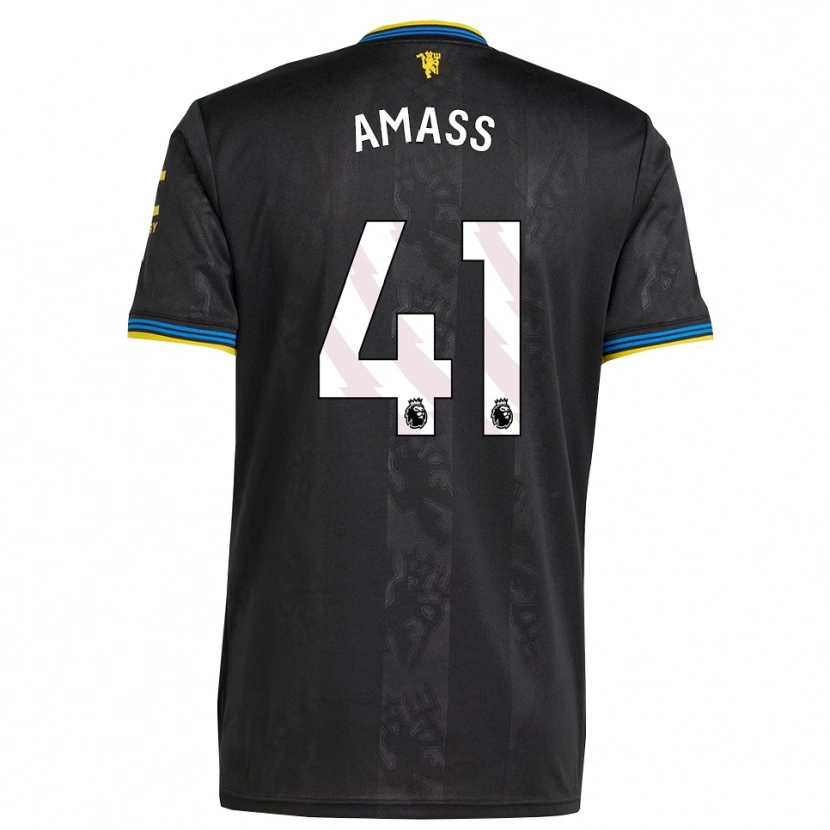 Danxen Men Harry Amass #41 Black Yellow Blue Third Jersey 2025/26 T-Shirt