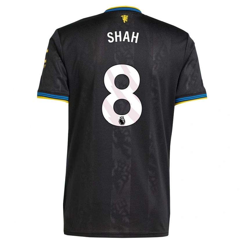 Danxen Men Jariyah Shah #8 Black Yellow Blue Third Jersey 2025/26 T-Shirt