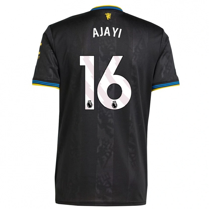 Danxen Men Noah Ajayi #16 Black Yellow Blue Third Jersey 2025/26 T-Shirt