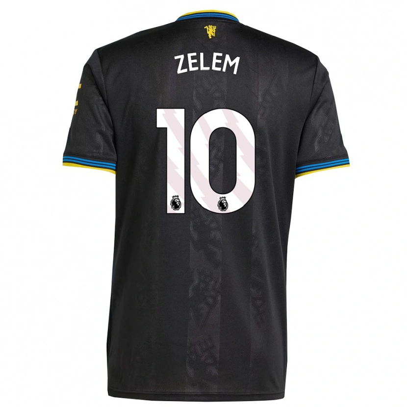 Danxen Men Katie Zelem #10 Black Yellow Blue Third Jersey 2025/26 T-Shirt
