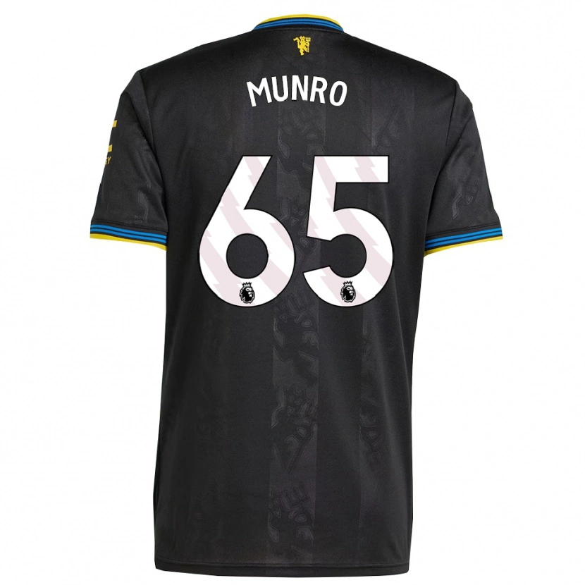 Danxen Men Reece Munro #65 Black Yellow Blue Third Jersey 2025/26 T-Shirt
