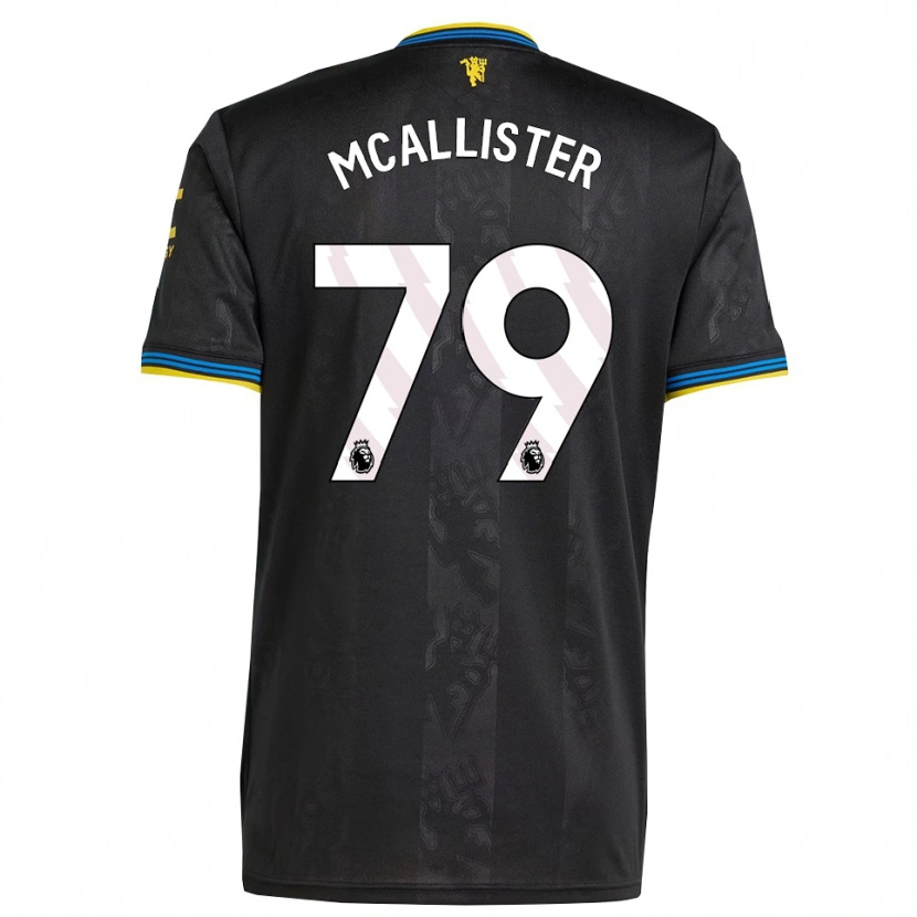 Danxen Men Finley Mcallister #79 Black Yellow Blue Third Jersey 2025/26 T-Shirt