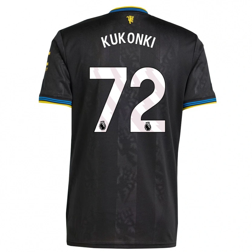 Danxen Men Godwill Kukonki #72 Black Yellow Blue Third Jersey 2025/26 T-Shirt