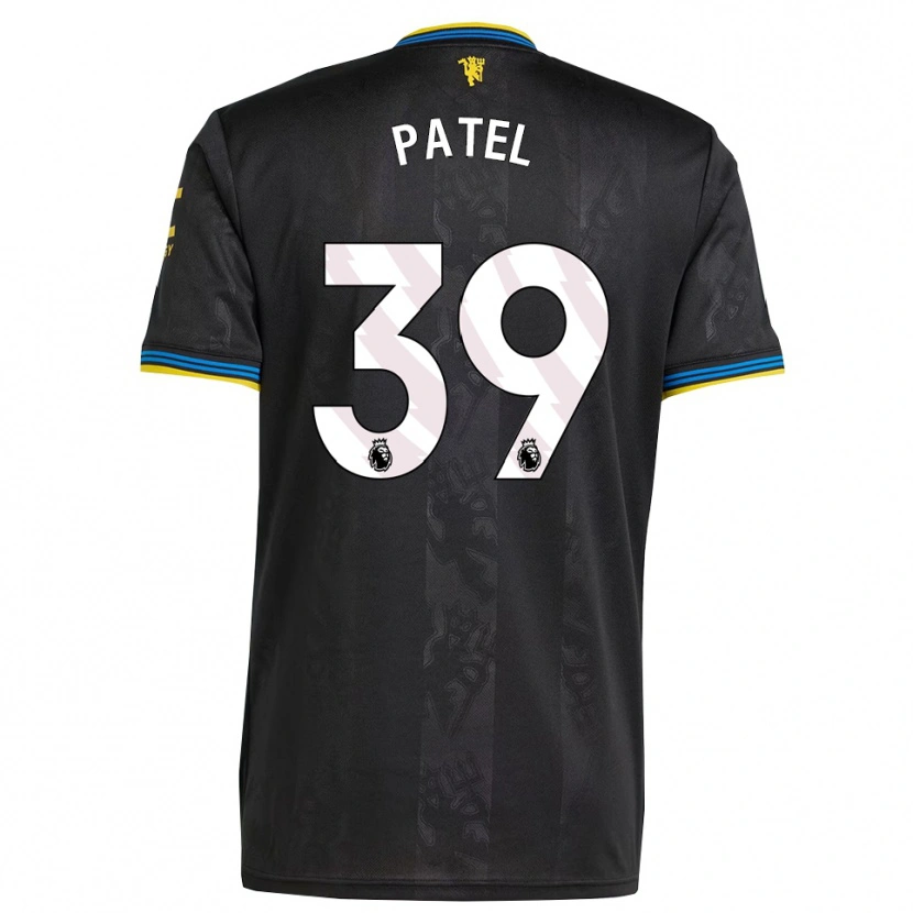 Danxen Men Safia Middleton-Patel #39 Black Yellow Blue Third Jersey 2025/26 T-Shirt