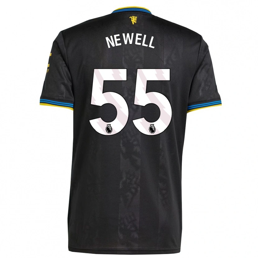 Danxen Men Lucy Newell #55 Black Yellow Blue Third Jersey 2025/26 T-Shirt
