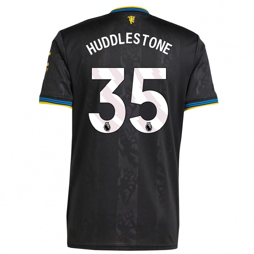 Danxen Men Tom Huddlestone #35 Black Yellow Blue Third Jersey 2025/26 T-Shirt