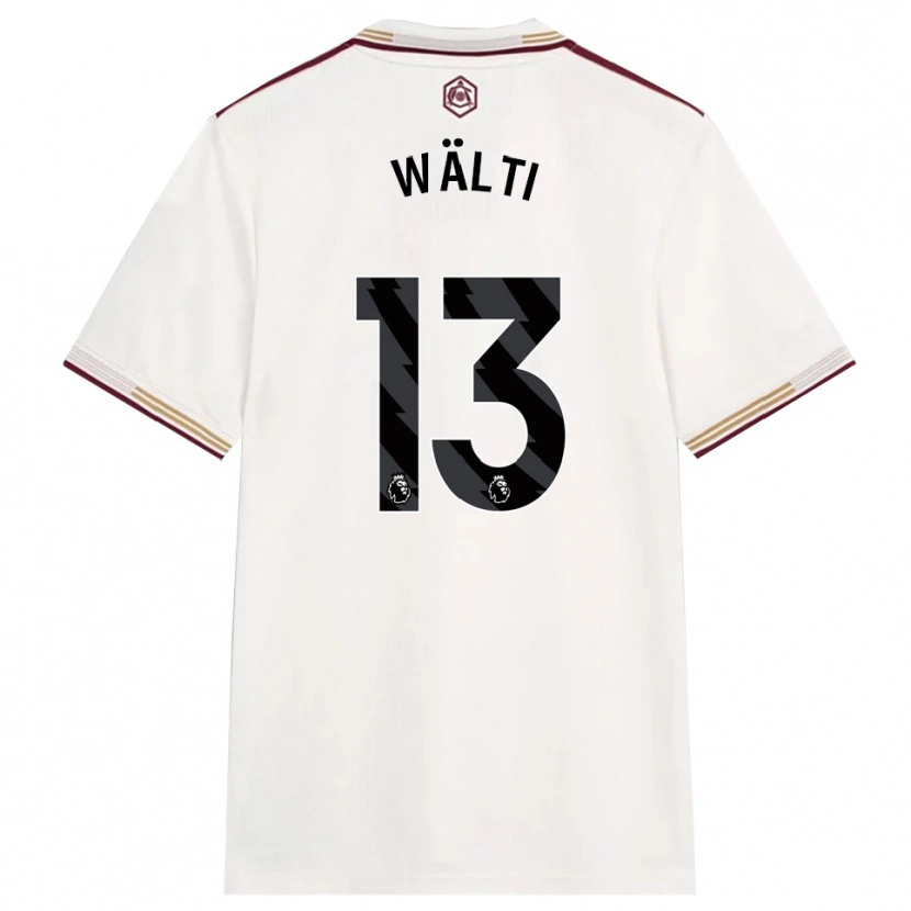 Danxen Men Lia Wälti #13 Off White Burgundy Third Jersey 2025/26 T-Shirt