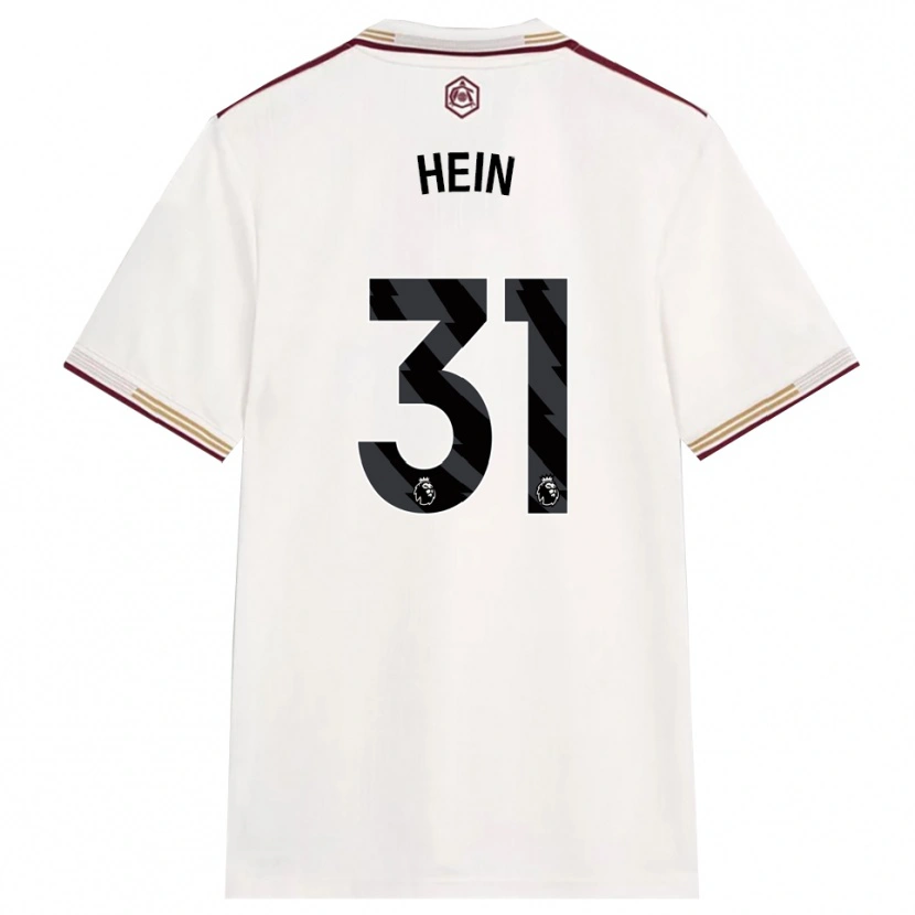 Danxen Men Karl Hein #31 Off White Burgundy Third Jersey 2025/26 T-Shirt