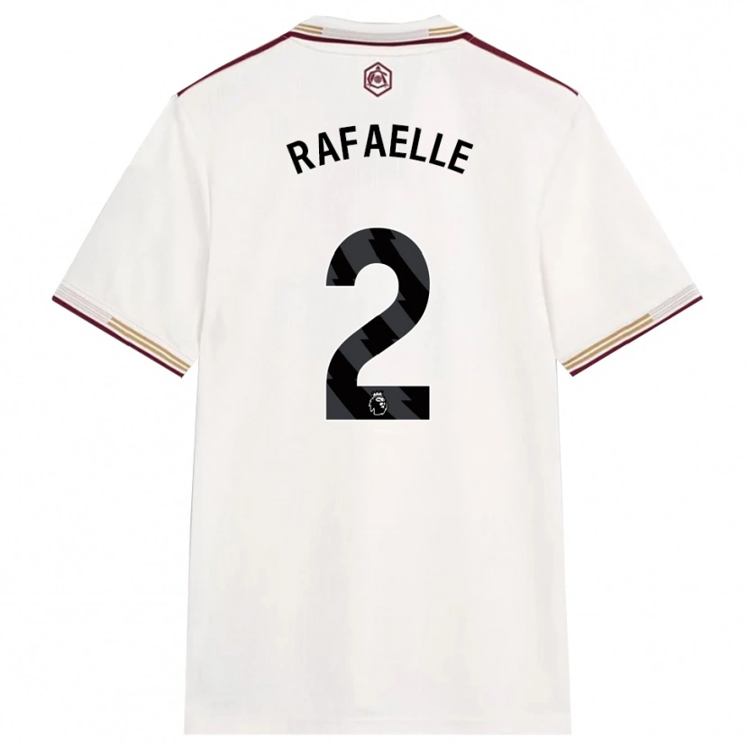 Danxen Men Rafaelle Souza #2 Off White Burgundy Third Jersey 2025/26 T-Shirt
