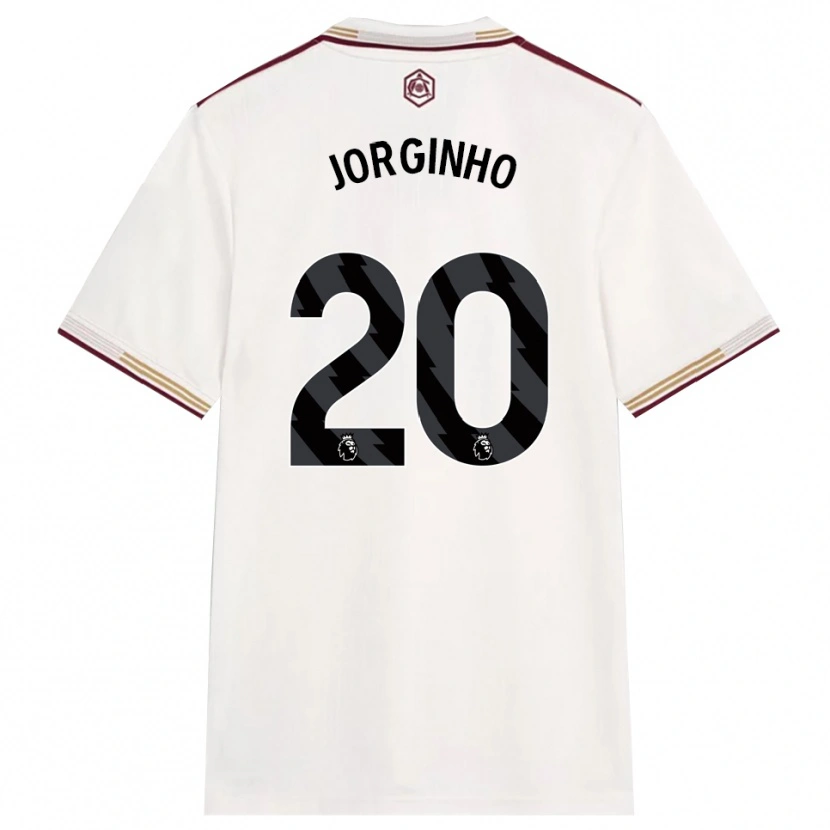 Danxen Men Jorginho #20 Off White Burgundy Third Jersey 2025/26 T-Shirt
