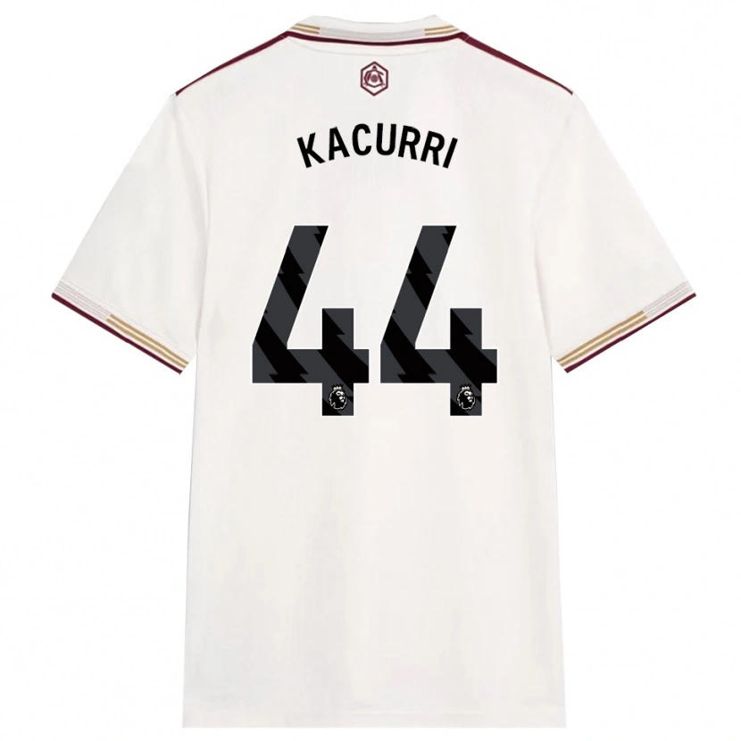 Danxen Men Maldini Kacurri #44 Off White Burgundy Third Jersey 2025/26 T-Shirt