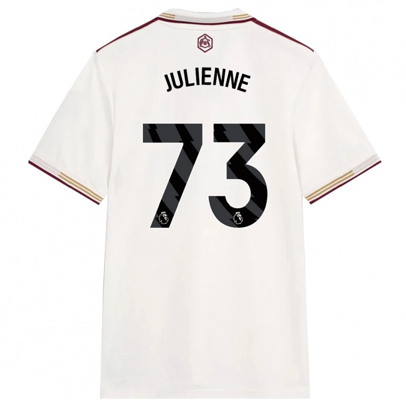 Danxen Men Theo Julienne #73 Off White Burgundy Third Jersey 2025/26 T-Shirt
