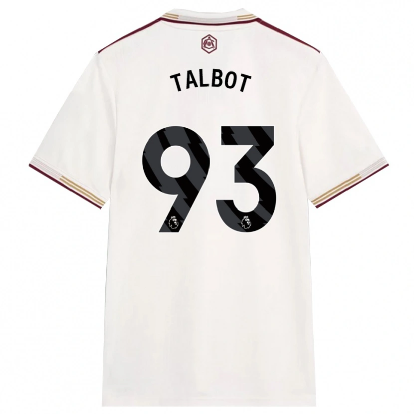 Danxen Men Jack Talbot #93 Off White Burgundy Third Jersey 2025/26 T-Shirt