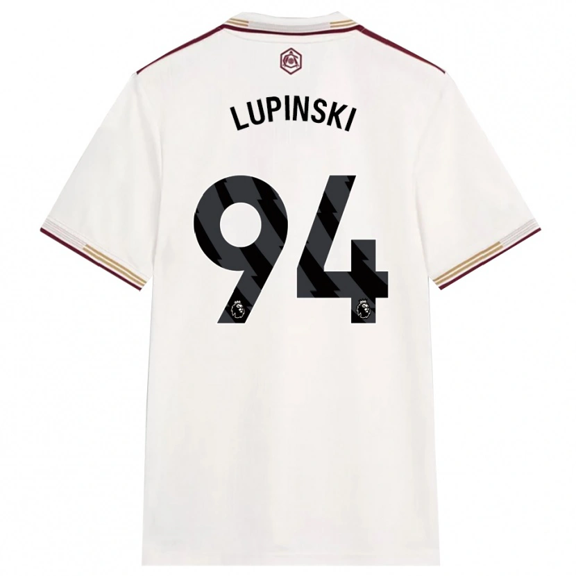 Danxen Men Remi Lupinski #94 Off White Burgundy Third Jersey 2025/26 T-Shirt