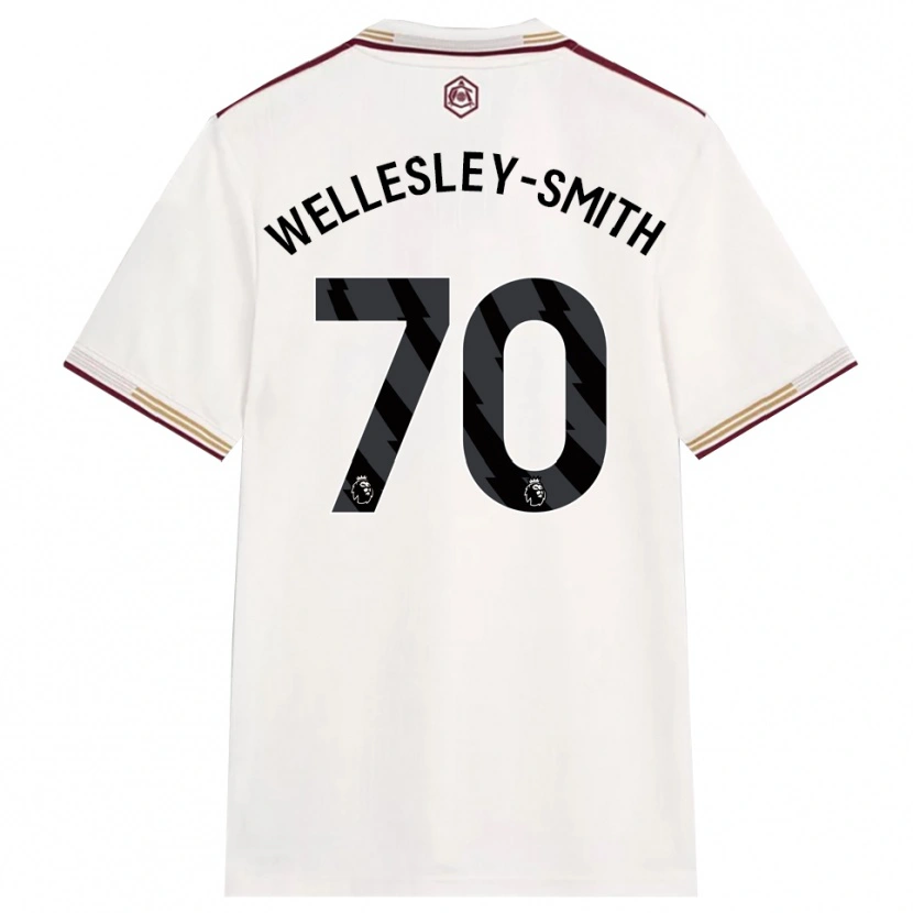 Danxen Men Cecily Wellesley-Smith #70 Off White Burgundy Third Jersey 2025/26 T-Shirt