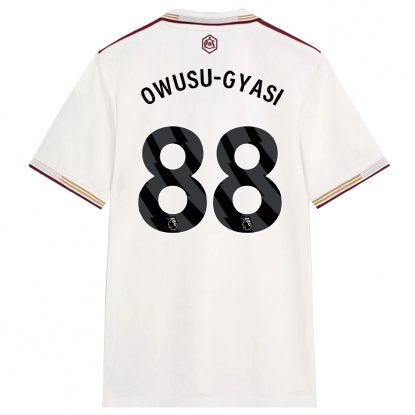 Danxen Men Abraham Owusu-Gyasi #88 Off White Burgundy Third Jersey 2025/26 T-Shirt