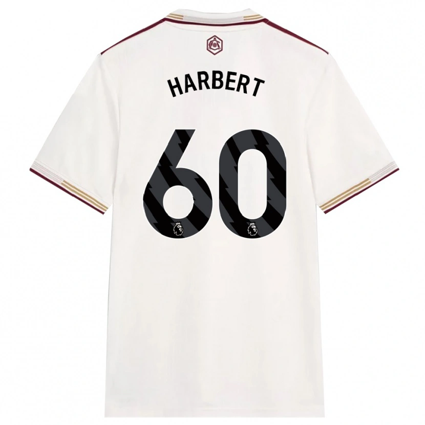Danxen Men Laila Harbert #60 Off White Burgundy Third Jersey 2025/26 T-Shirt