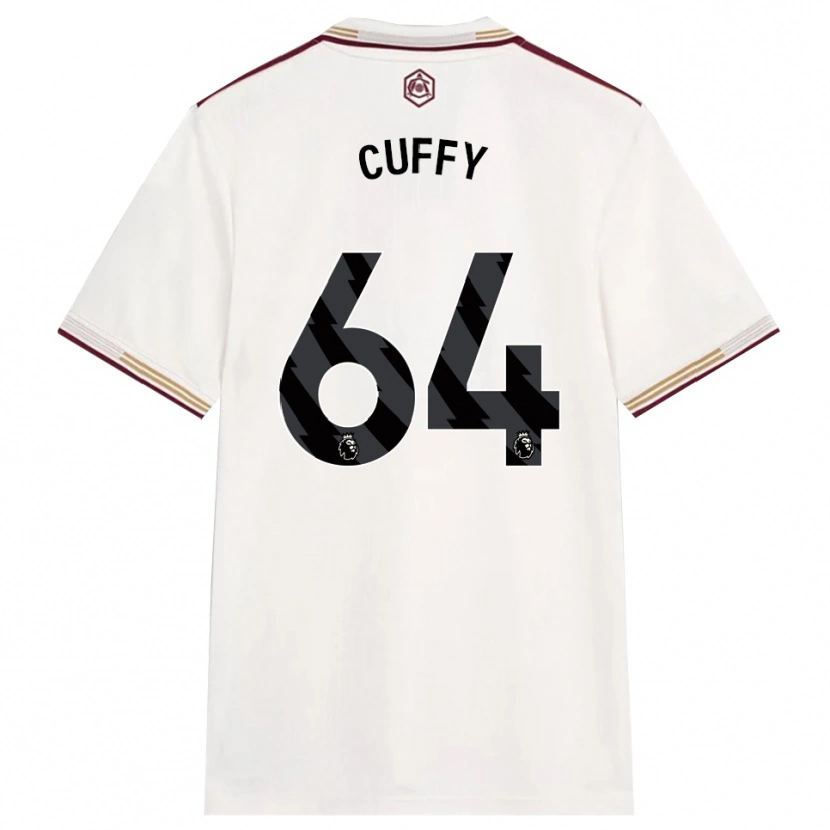 Danxen Men Brooke Norton Cuffy #64 Off White Burgundy Third Jersey 2025/26 T-Shirt