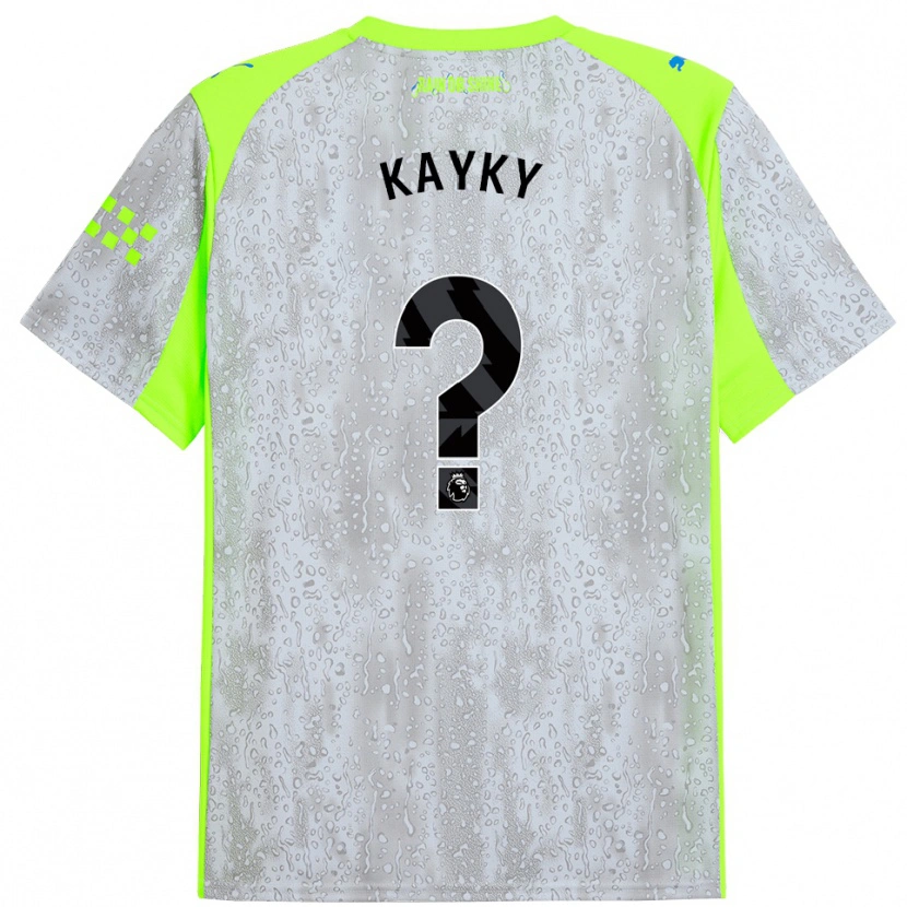 Danxen Men Kayky #0 Gray Yellow Third Jersey 2025/26 T-Shirt