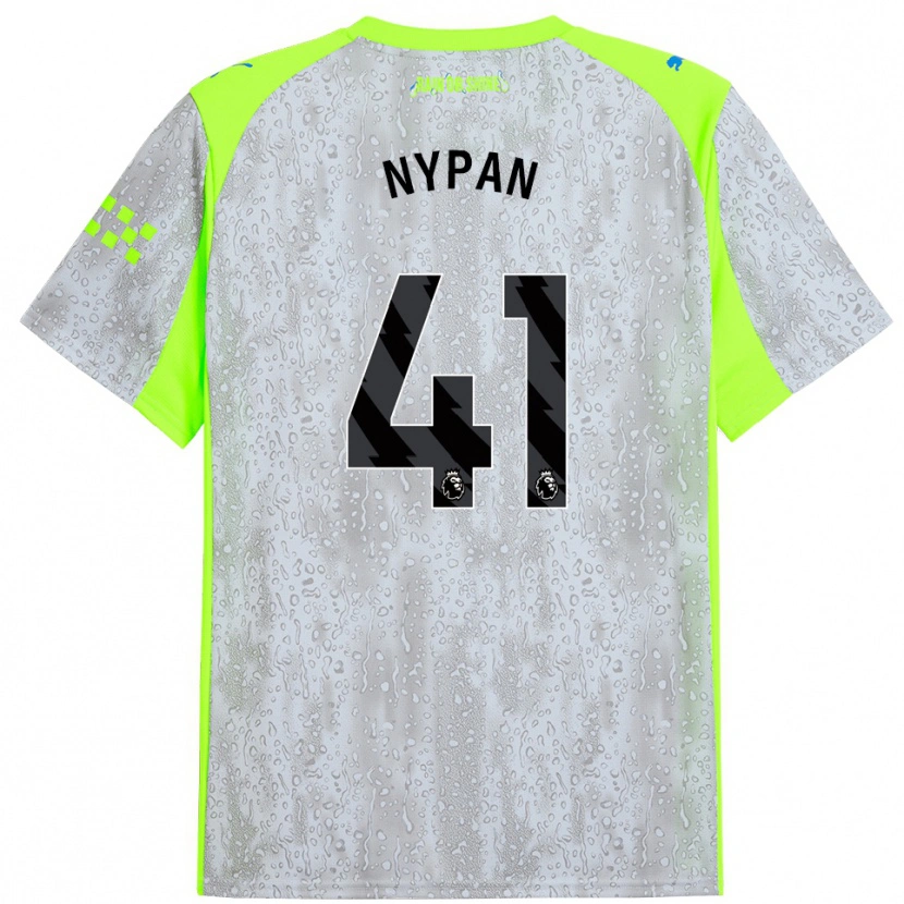 Danxen Men Sverre Nypan #41 Gray Yellow Third Jersey 2025/26 T-Shirt