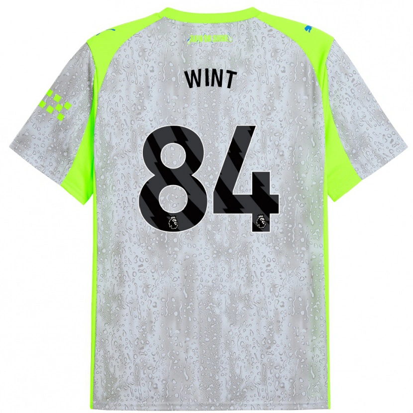 Danxen Men Jack Wint #84 Gray Yellow Third Jersey 2025/26 T-Shirt