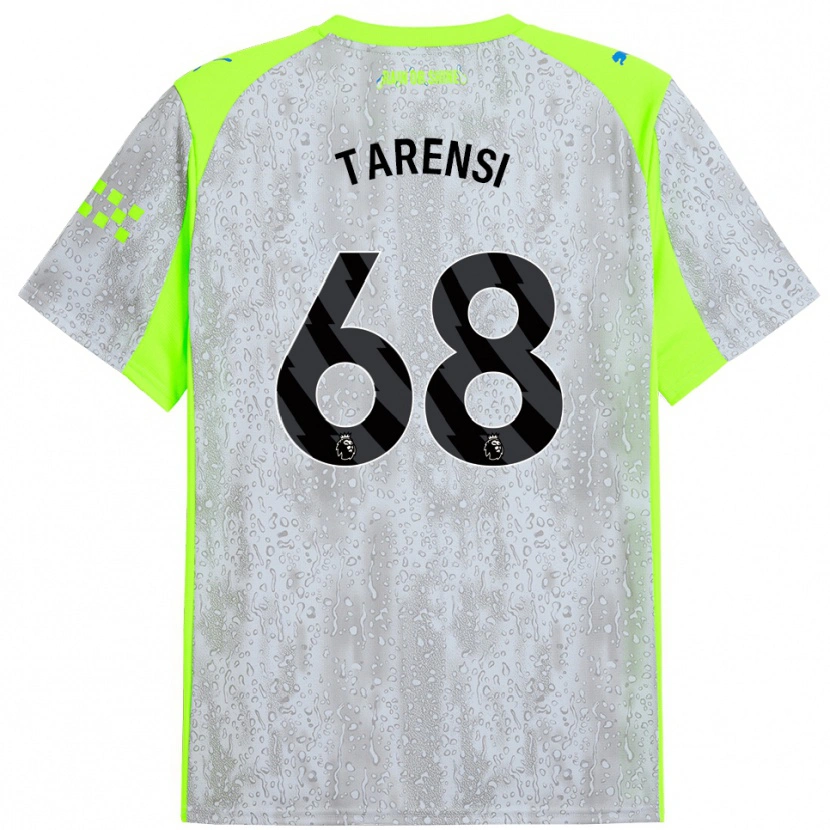Danxen Men Oscar Tarensi #68 Gray Yellow Third Jersey 2025/26 T-Shirt
