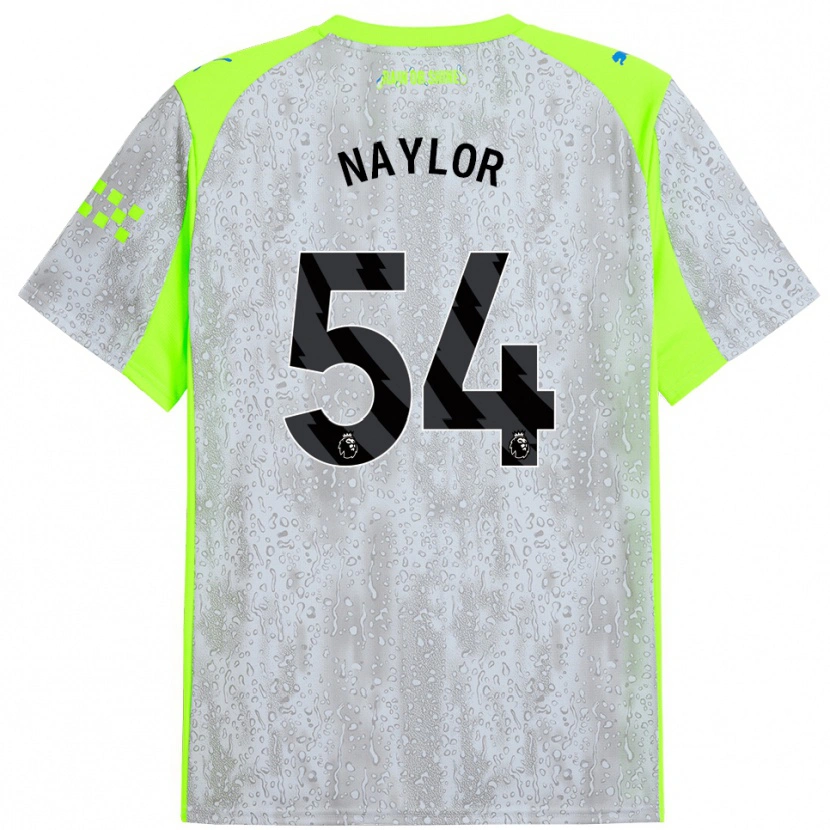 Danxen Men Seb Naylor #54 Gray Yellow Third Jersey 2025/26 T-Shirt