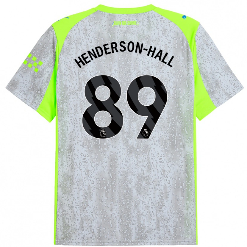 Danxen Men Matty Henderson-Hall #89 Gray Yellow Third Jersey 2025/26 T-Shirt