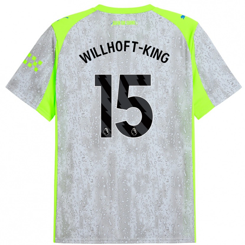 Danxen Men Han Willhoft-King #15 Gray Yellow Third Jersey 2025/26 T-Shirt