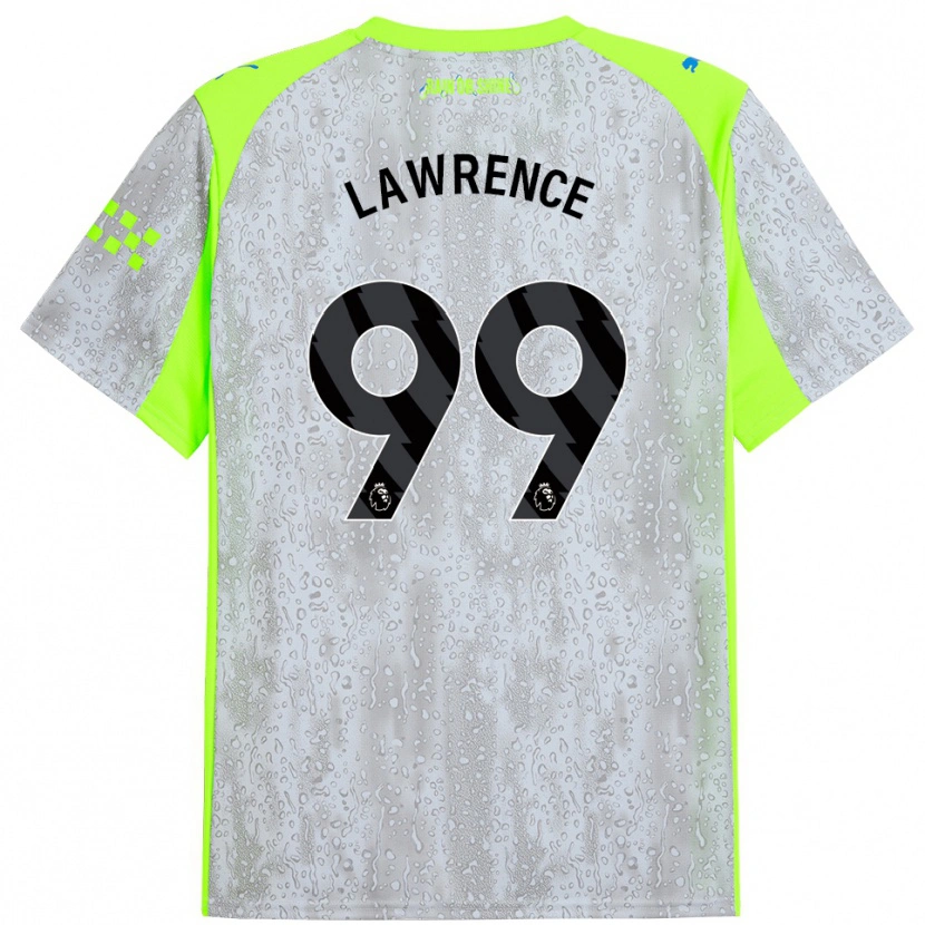 Danxen Men Emilio Lawrence #99 Gray Yellow Third Jersey 2025/26 T-Shirt