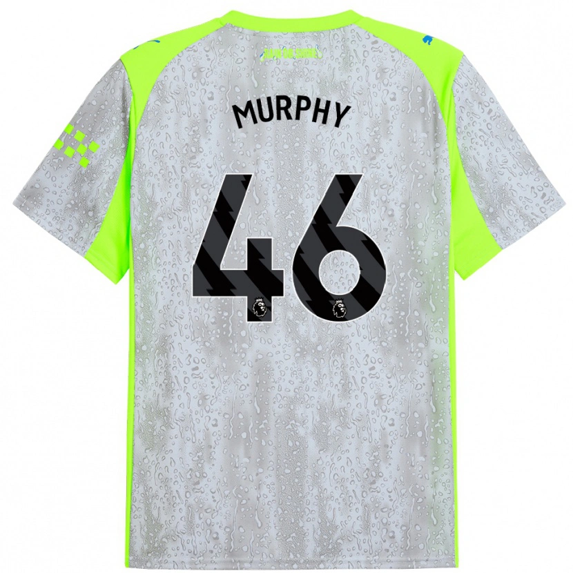 Danxen Men Lily Murphy #46 Gray Yellow Third Jersey 2025/26 T-Shirt