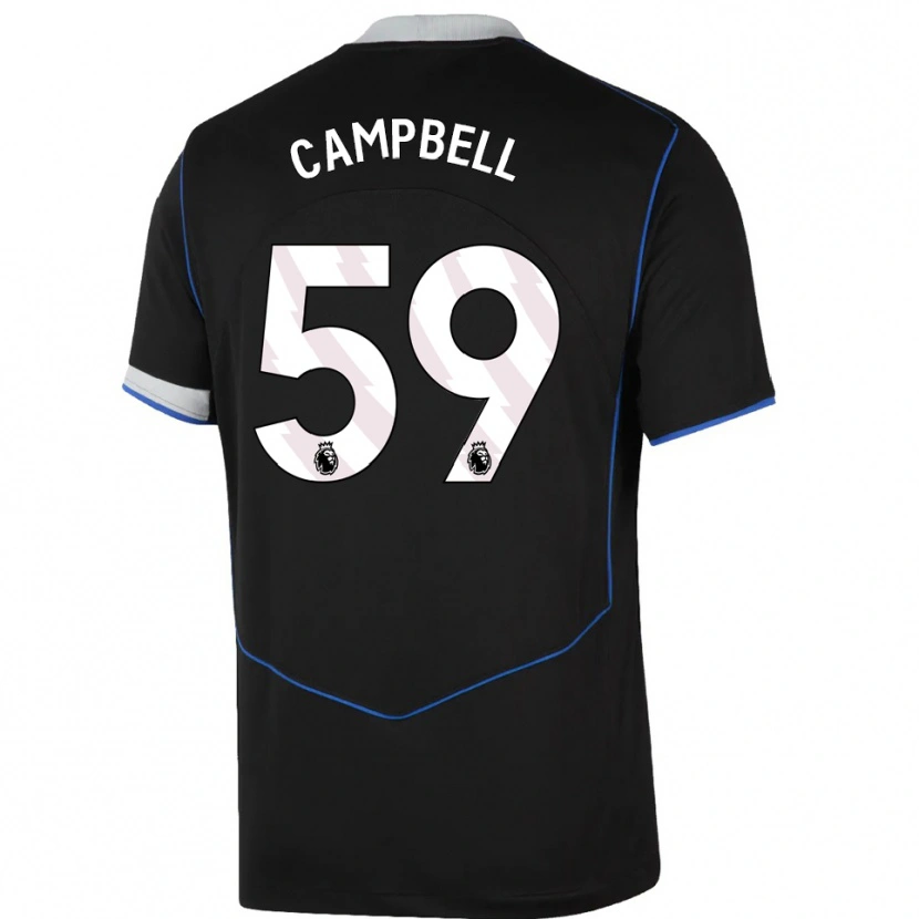 Danxen Men Harrison Murray-Campbell #59 Black Blue Silver Third Jersey 2025/26 T-Shirt