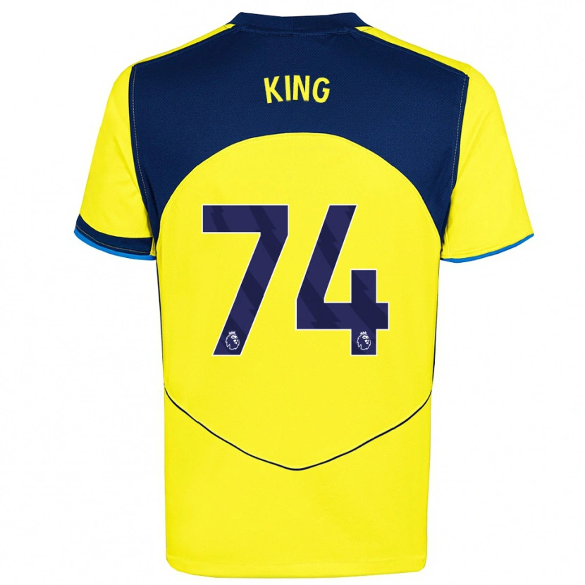 Danxen Men Maeson King #74 Yellow Navy Third Jersey 2025/26 T-Shirt