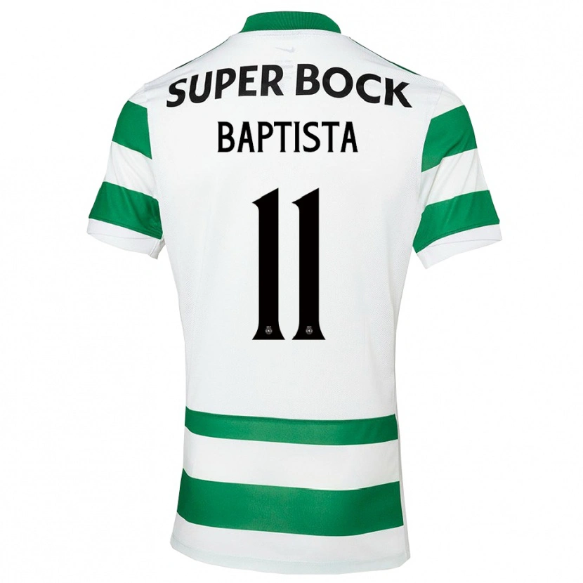 Danxen Women Brandão Baptista #11 Green White Home Jersey 2025/26 T-Shirt
