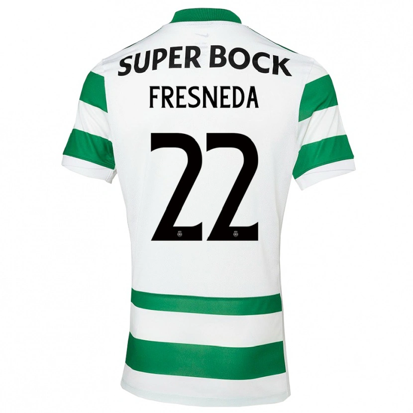 Danxen Women Iván Fresneda #22 Green White Home Jersey 2025/26 T-Shirt