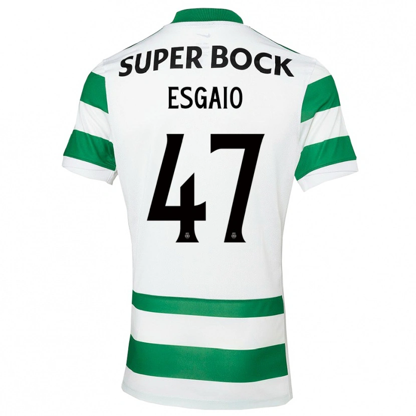 Danxen Women Ricardo Esgaio #47 Green White Home Jersey 2025/26 T-Shirt