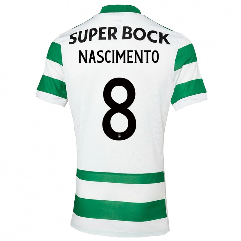 Danxen Women Sandro Nascimento #8 Green White Home Jersey 2025/26 T-Shirt