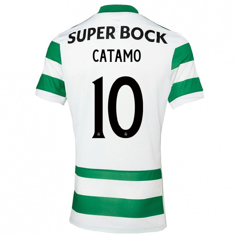 Danxen Women Geny Catamo #10 Green White Home Jersey 2025/26 T-Shirt
